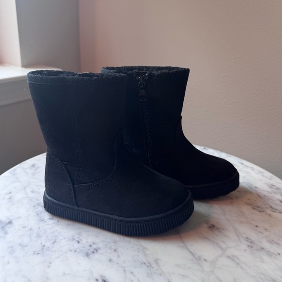 Black Suede Ankle Boots - Picture 5 of 6